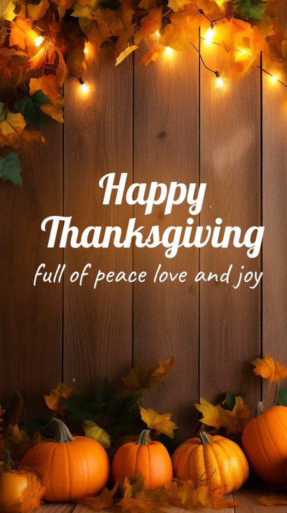 happy thanksgiving with quote image for whatsapp