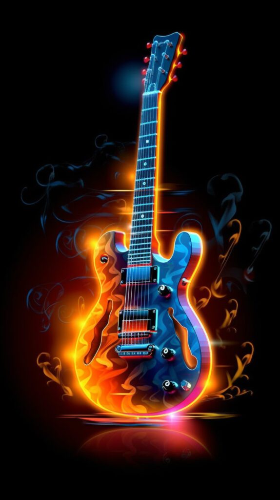 music guitar wallpaper for iphone and android