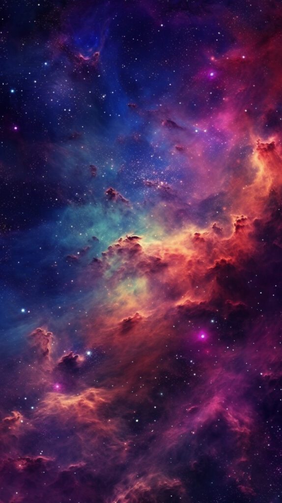 space galaxy hd background wallpaper for mobile phone